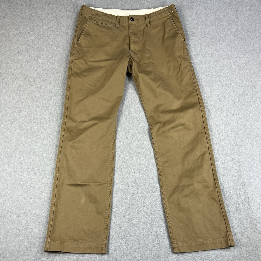 Uniqlo Pants Men 33x34 (Fits 33x31) Chino Regular Fit Straight Leg